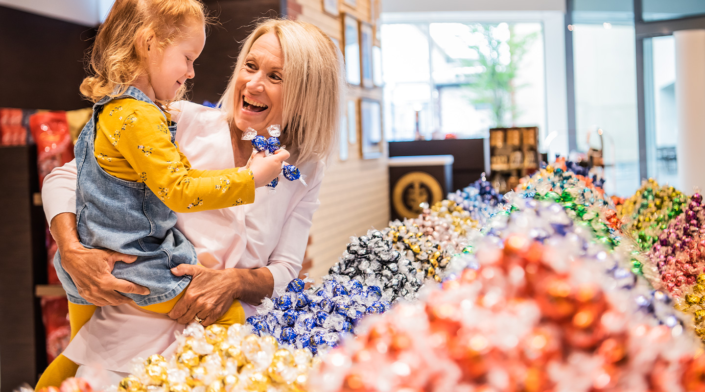 Le plus grand choix et Lindor pour petits et grands