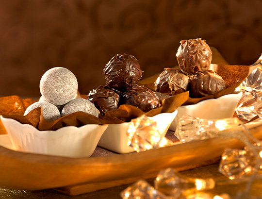 Délicieux pralinés de Noël