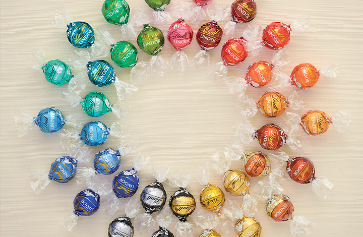 Every spin on the Lindt Wheel of Fortune is a lucky hit.